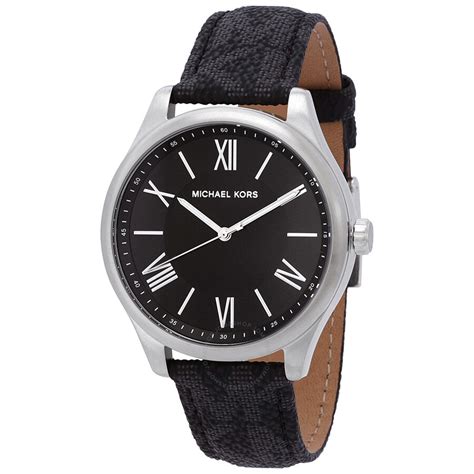 michael kors benning watch|Michael Kors Benning Quartz Black Dial Men's Watch .